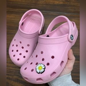 Pink Crocs size women 7
